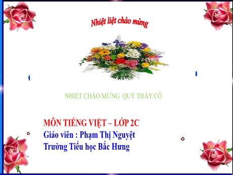Bài giảng Tiếng Việt 2 - Bài 18: Thư viện biết đi (Phạm Thị Nguyệt)