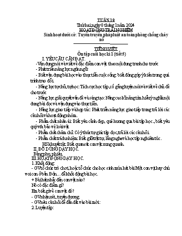 Kế hoạch bài dạy Lớp 4B - Tuần 19 Năm học 2023-2024